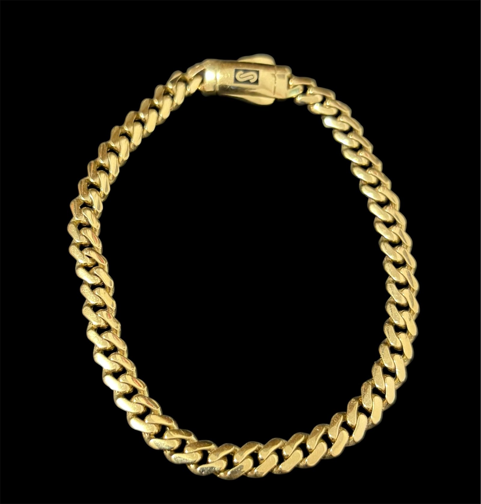 Pulsera Mónaco Oro 14 K